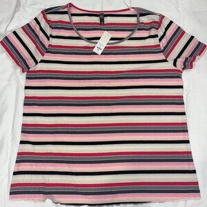 Women's knit blouse from Francesa's size 1X short-sleeved